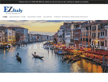 Tablet Screenshot of ez-italy.com